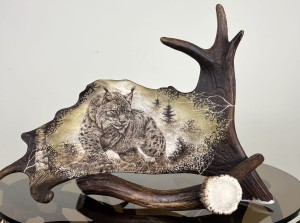 Łopata Daniela grawerunek Ryś