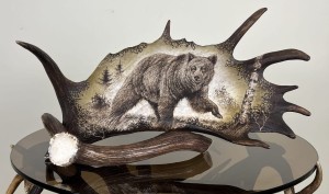 Łopata daniela grawer Niedzwiedz