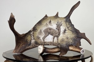 Łopata daniela grawerunek kozioł 